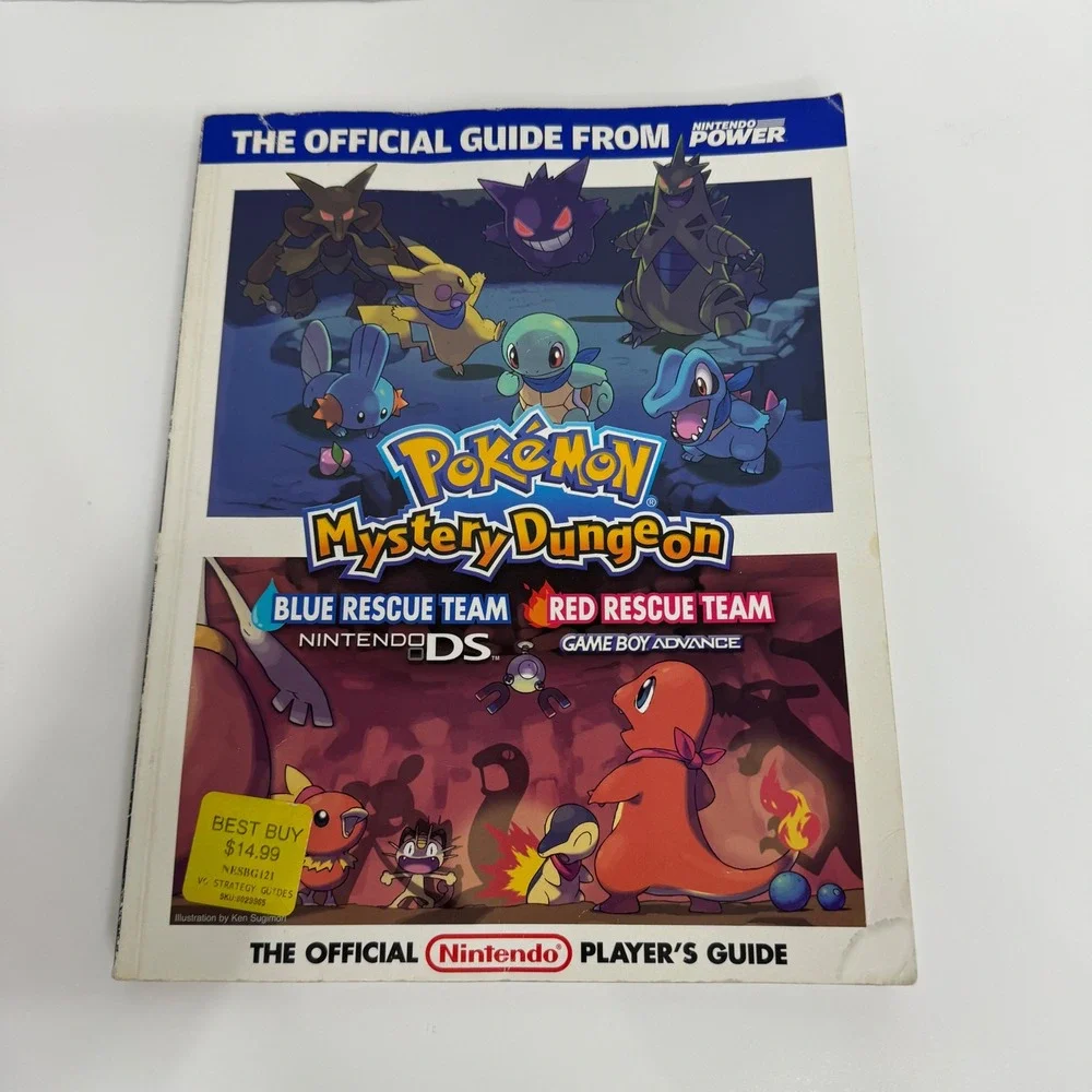 Pokemon Mystery Dungeon Blue & Red Rescue Team Nintendo Power Official Guide GBA